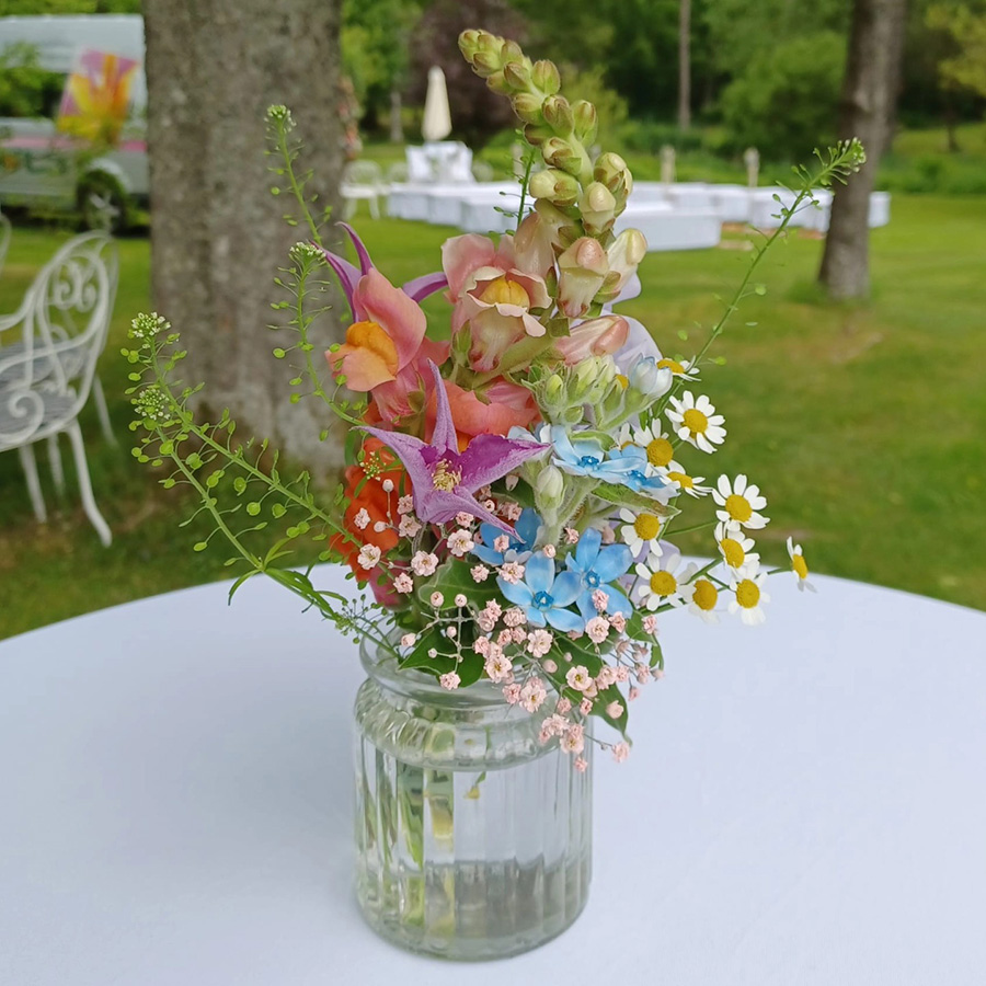 Hochzeit Outdoor Tischdeko